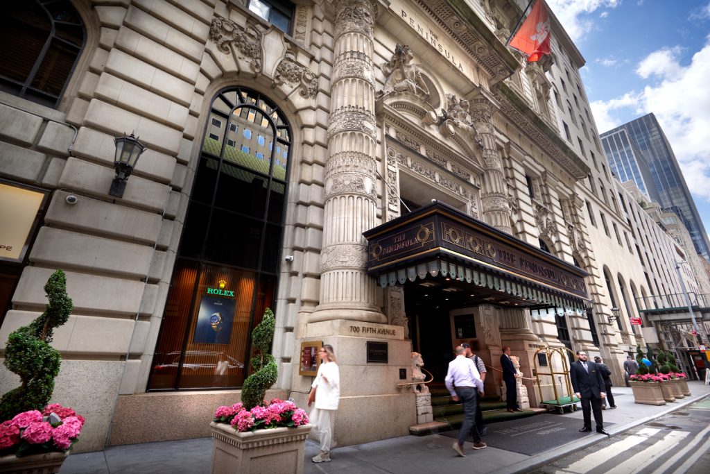 The Peninsula New York - Lobby entrance