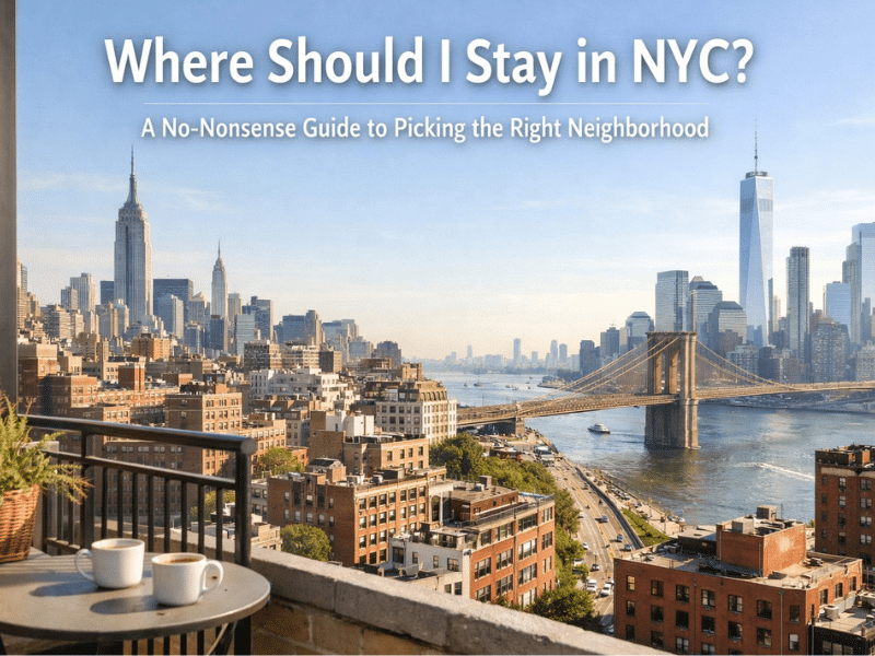 Where Should I Stay in NYC? A No-Nonsense Guide to Picking the Right Neighborhood