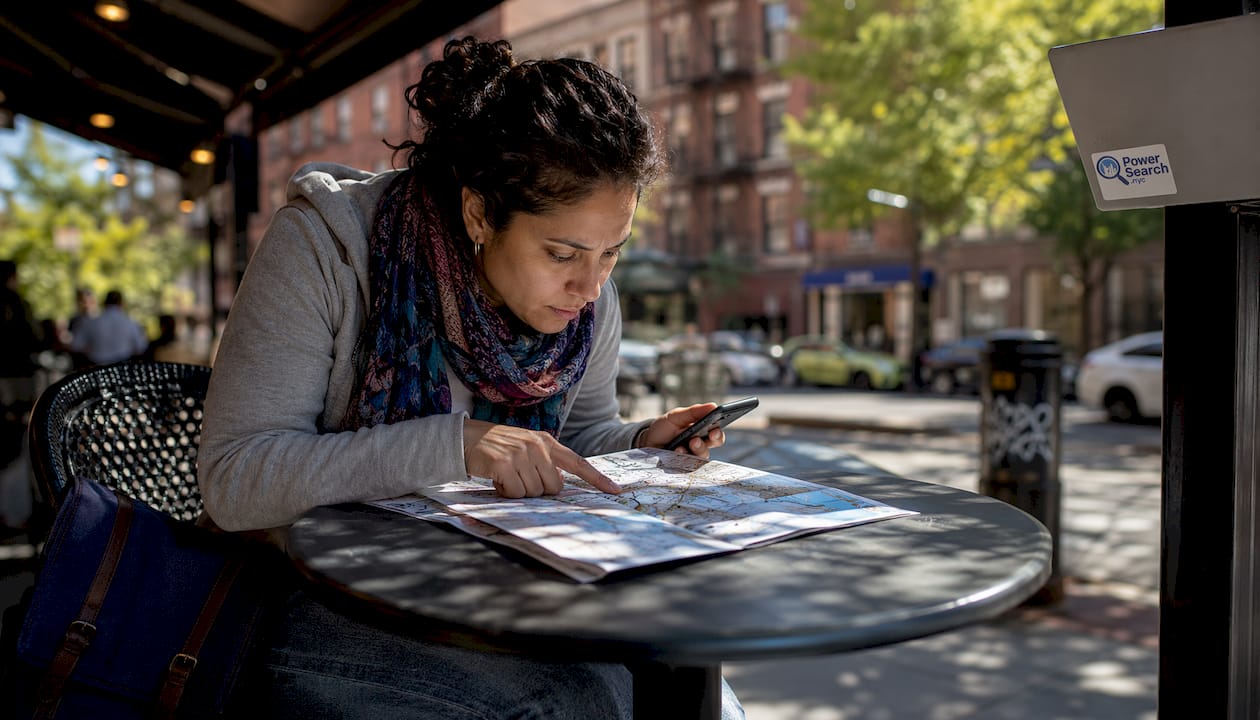Traveler planning stay near outer borough hotel