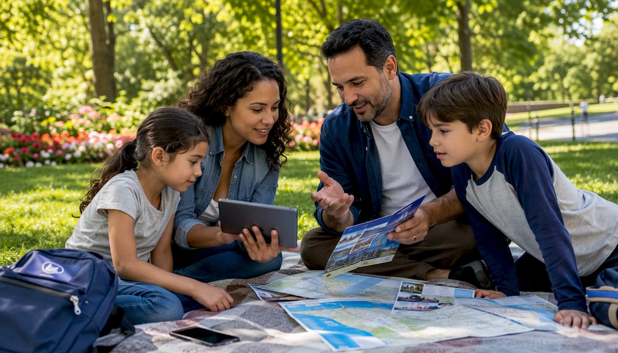 Family planning NYC tour with children